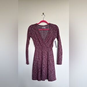 knit long sleeved dress